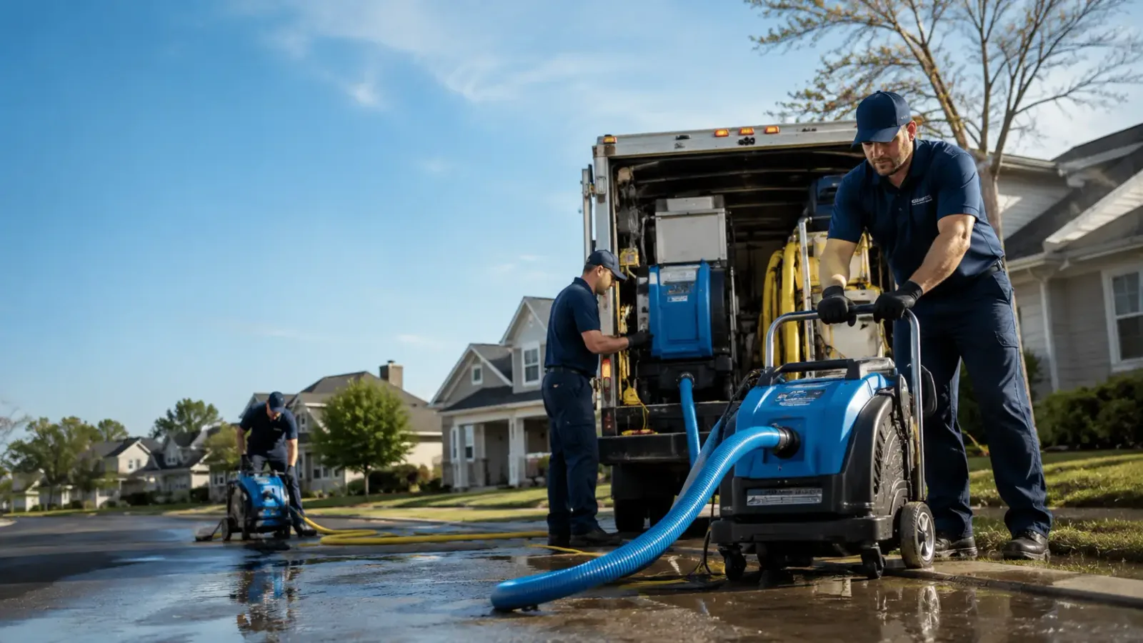 Flood Damage Cleanup in Bleiblerville, TX